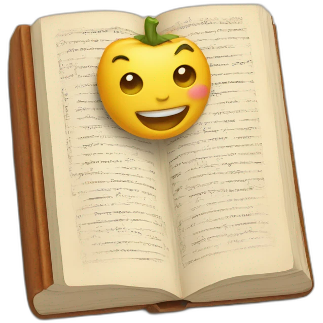 libro diccionario emoji