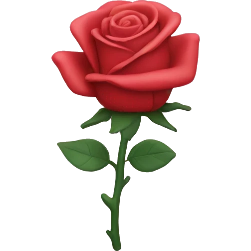 Rose toy emoji