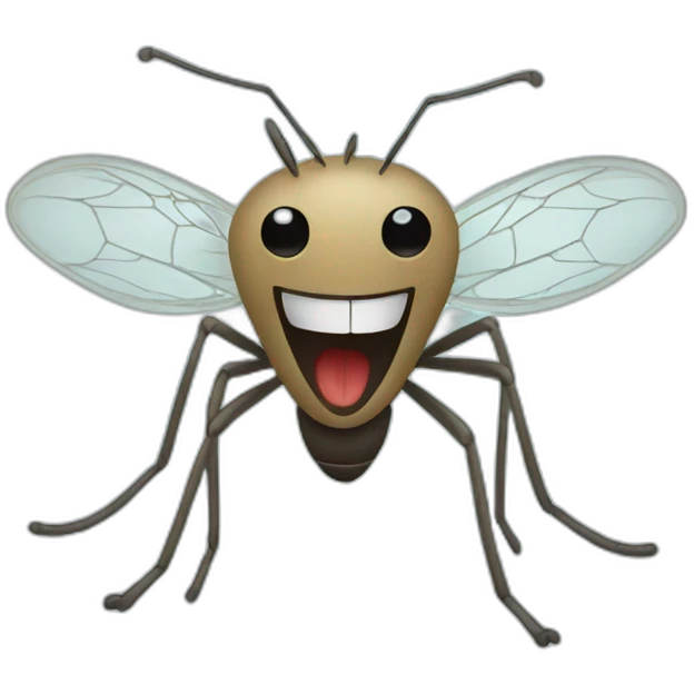 mosquito laughing emoji