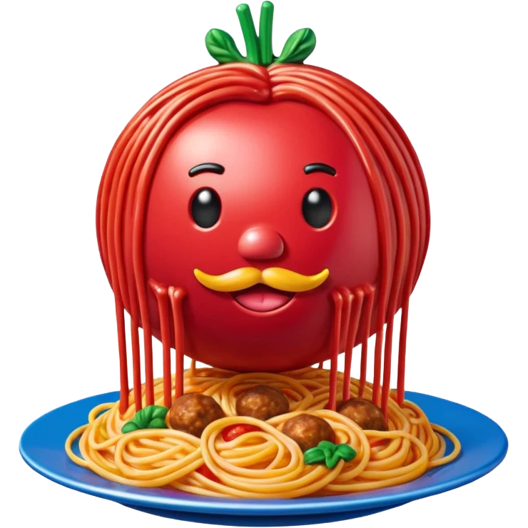  jeff koons meatball spam spaghetti sculpture  emoji