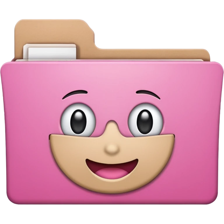 file folder pink emoji