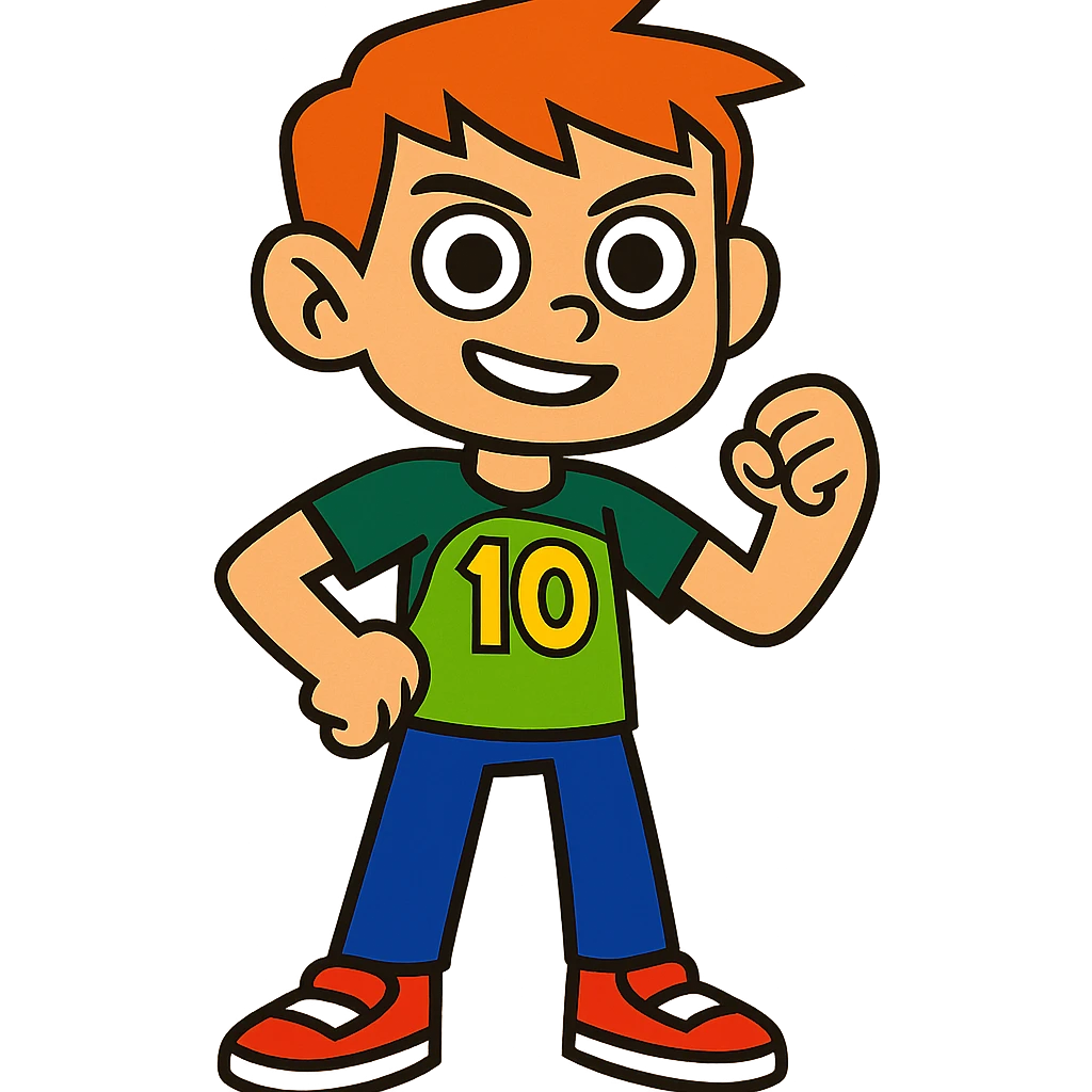 vibrant toon style ben as a character emoji