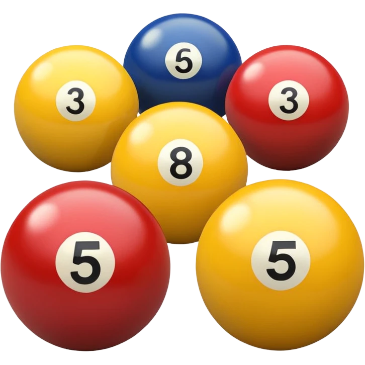 5 numbered billiard ball  emoji