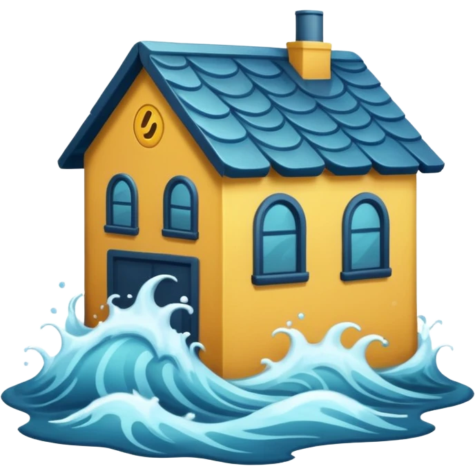 flood not related to  clouds' emoji