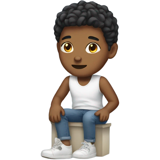 Young adult with broken ankle emoji