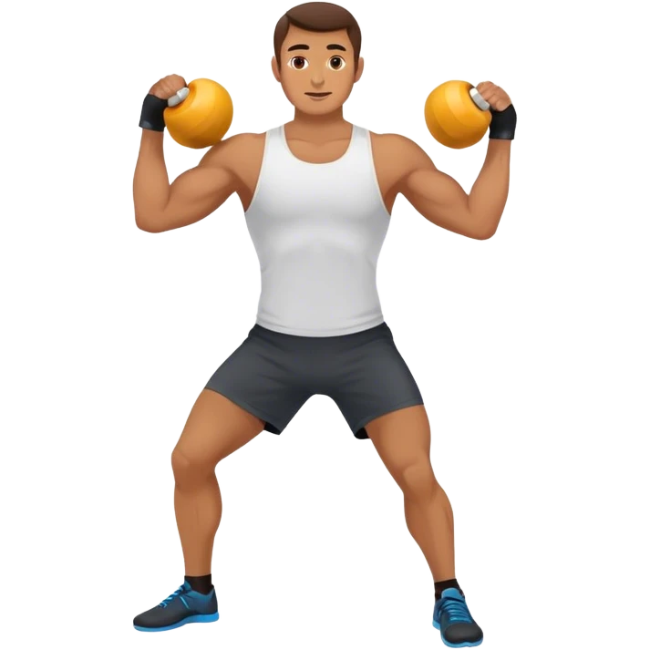 guy Kettlebell Exercises emoji