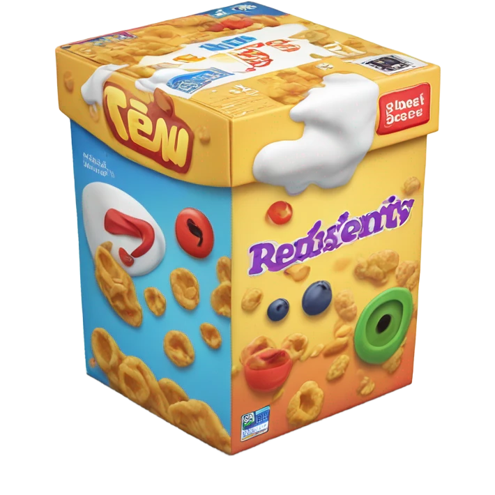 cereal box, game object emoji