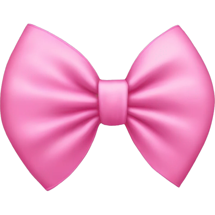 Pink bow emoji