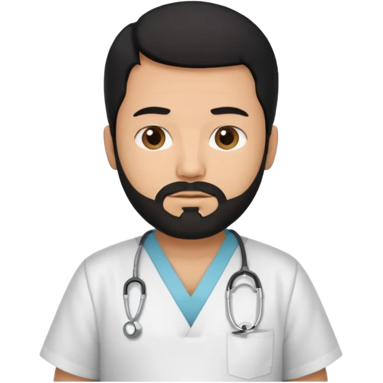 pregnant man with beard black hair and beard emoji