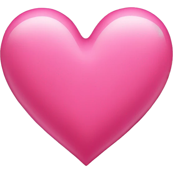 Pink heart  emoji