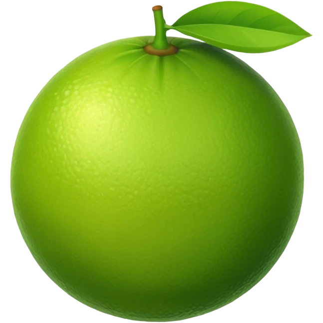 lime fruit emoji