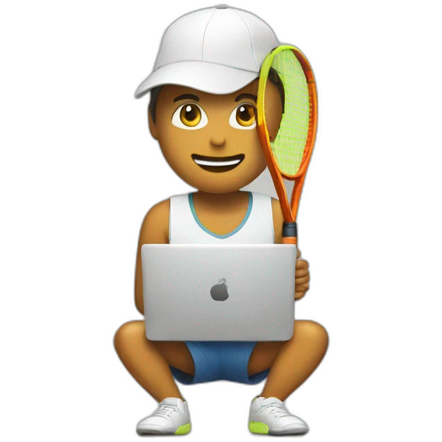 tennis laptop emoji
