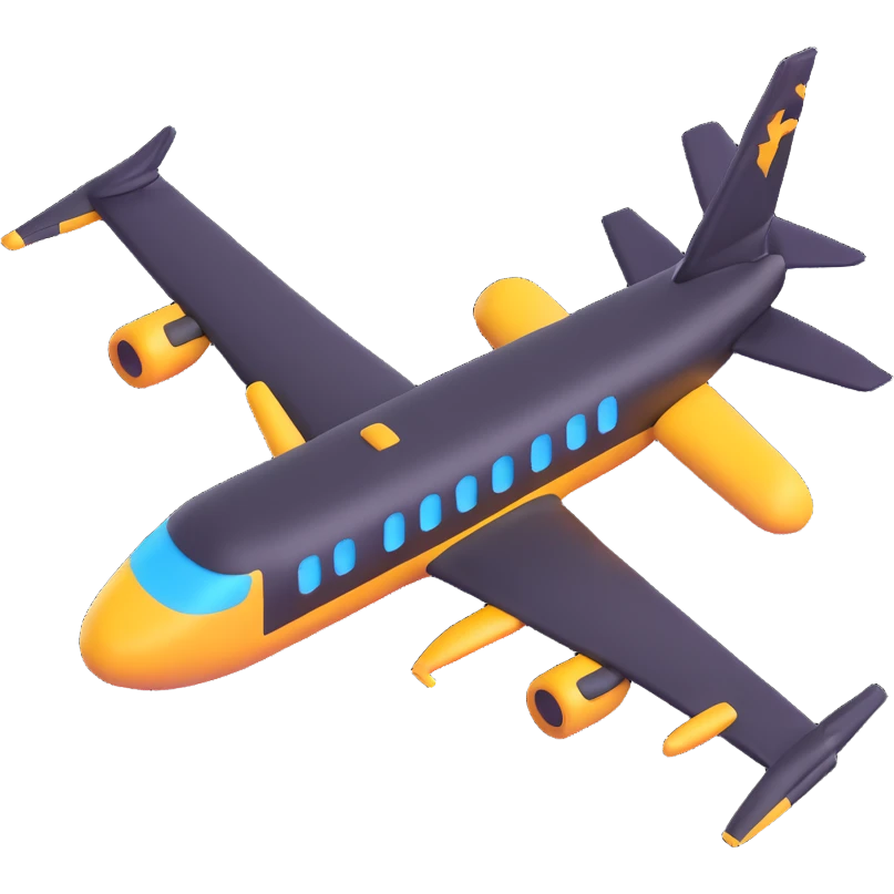 airplane 3d emoji emoji
