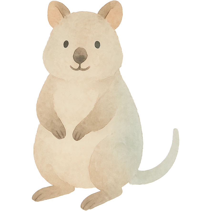 cute quokka emoji