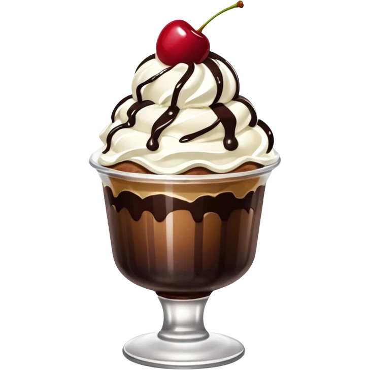 Ice cream sundae emoji