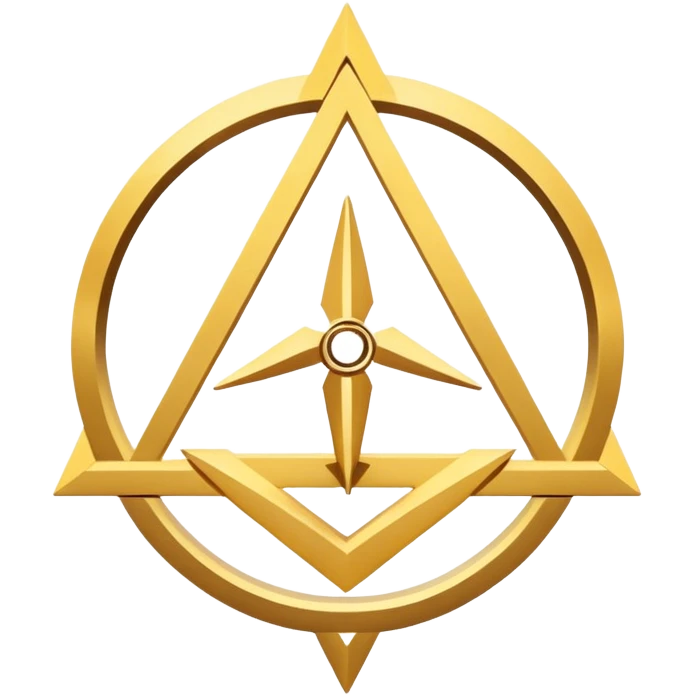 scientology gold and white logo emoji