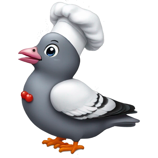 pigeon's chef kiss emoji