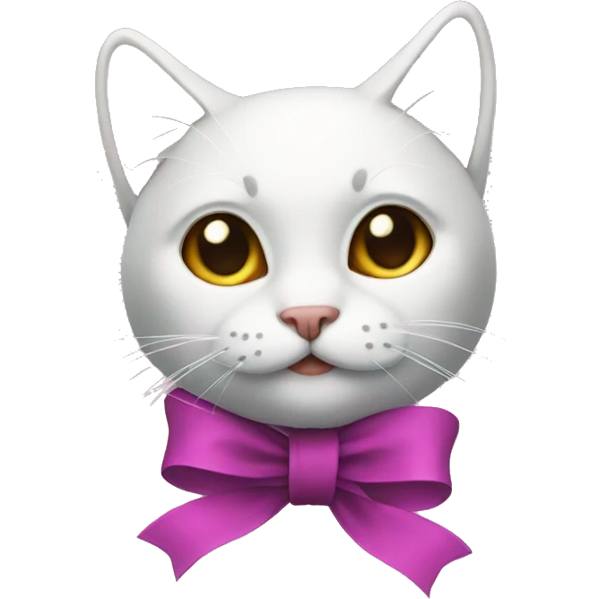 ribbon cat emoji
