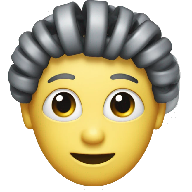 Velcro Curler made of plastic emoji