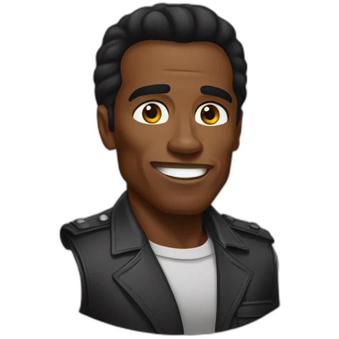 african black Arnold schwarzenegger emoji