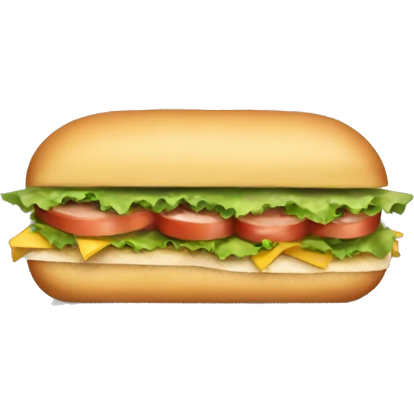 Subway sandwich emoji