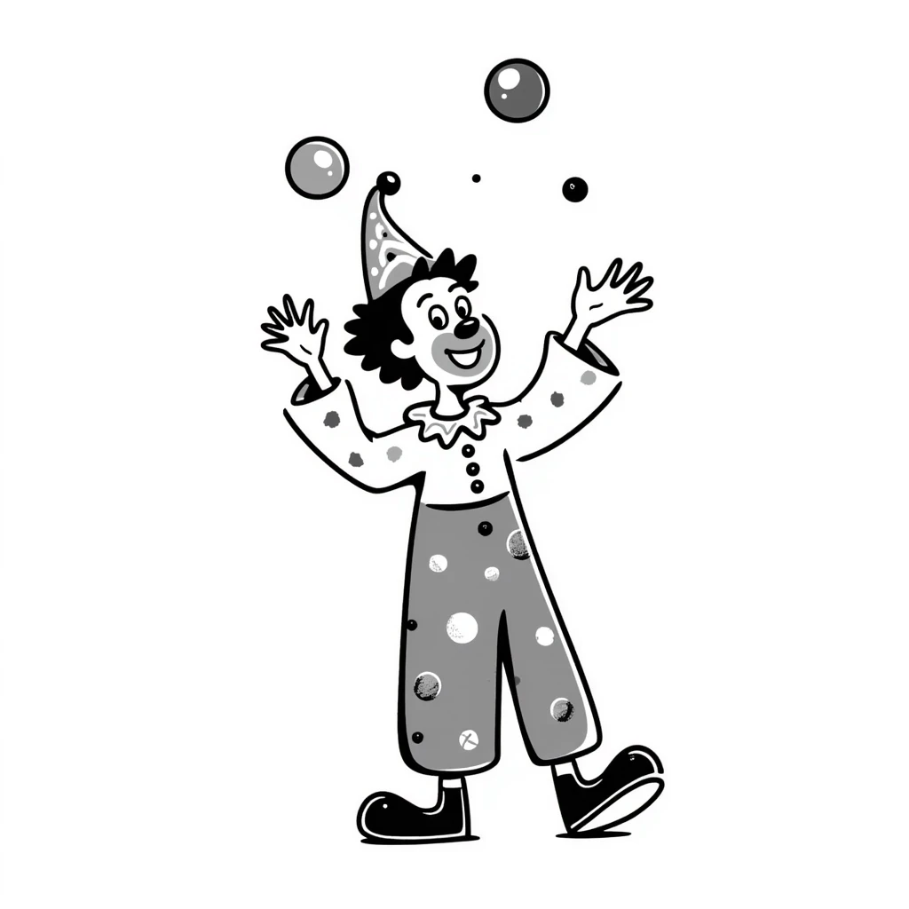 bright clown emoji