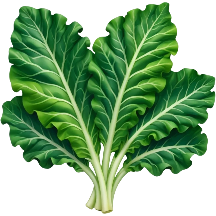 
Swiss chard with all parts green emoji