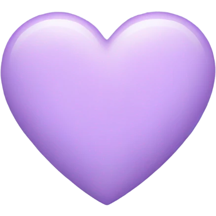 Pastel purple heart  emoji