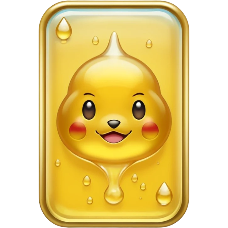 pokemon card made of piss emoji
