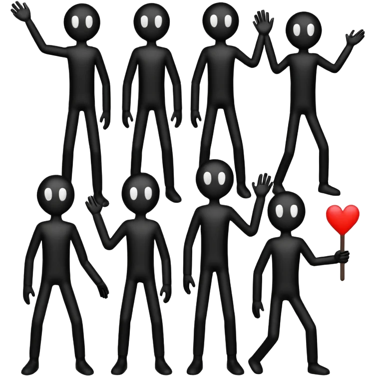 Stickman figures emoji