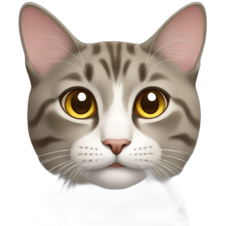 female cat says hello emoji