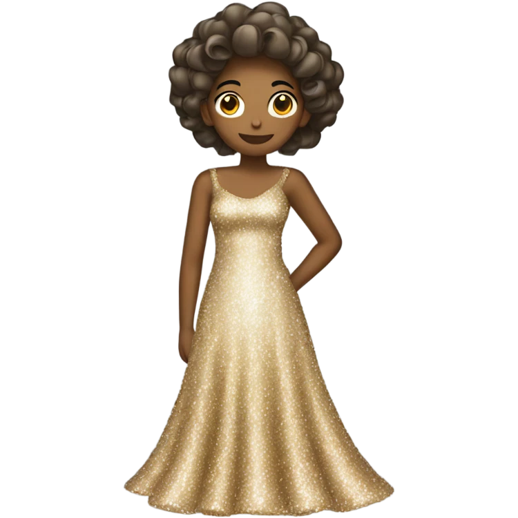 sparkly dress emoji