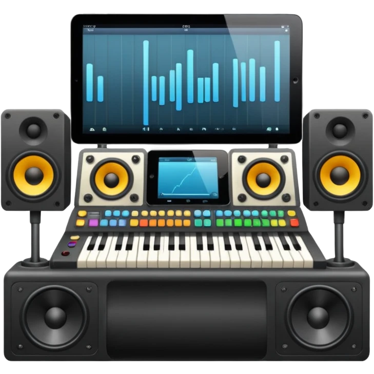 music studio emoji