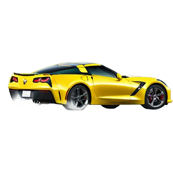 Corvette drifting  emoji