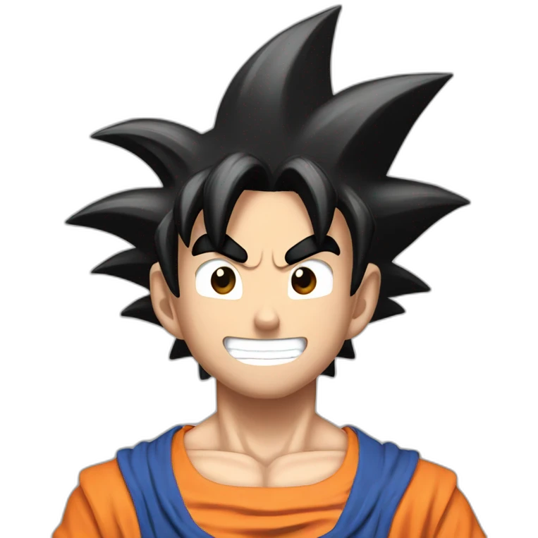 does goku clean nuts? emoji