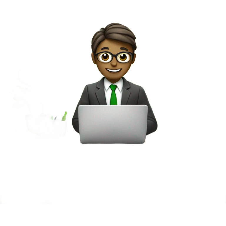 Green accountancy emoji
