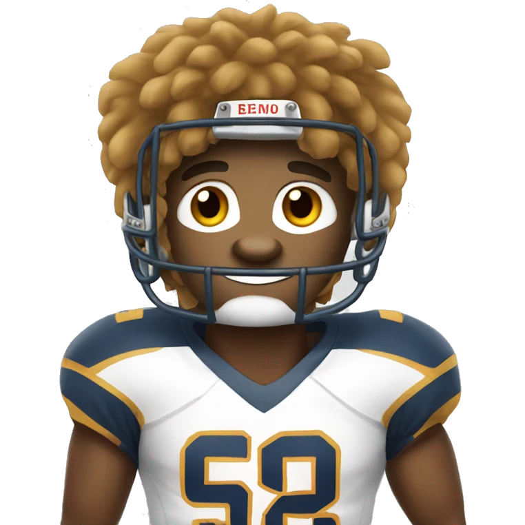Lion football player emoji