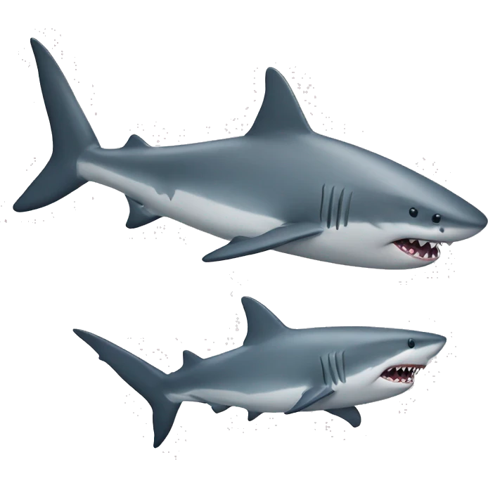 Shark with heels  emoji