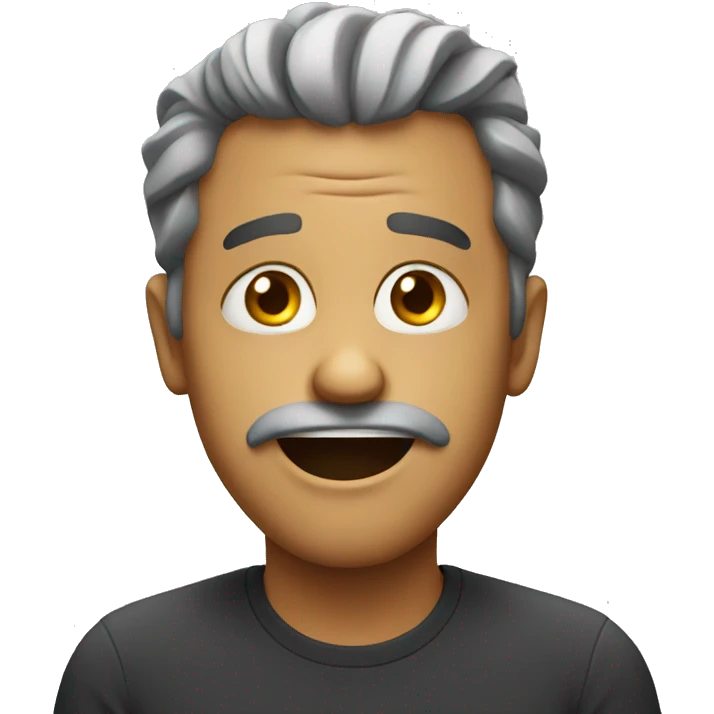 Sarcastic face  emoji