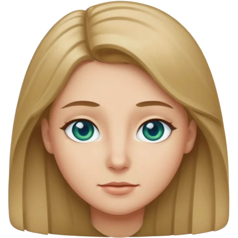 dark blond whit blue/green eys emoji