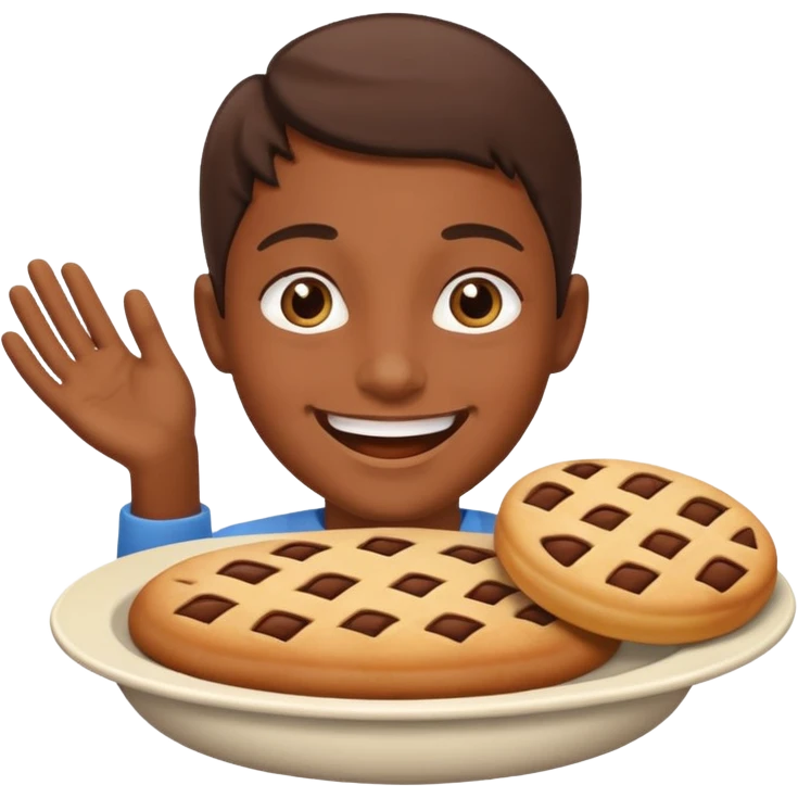 Carita que refleje emoción por algo delicioso emoji