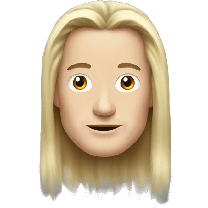 Elon musk with long hairs emoji