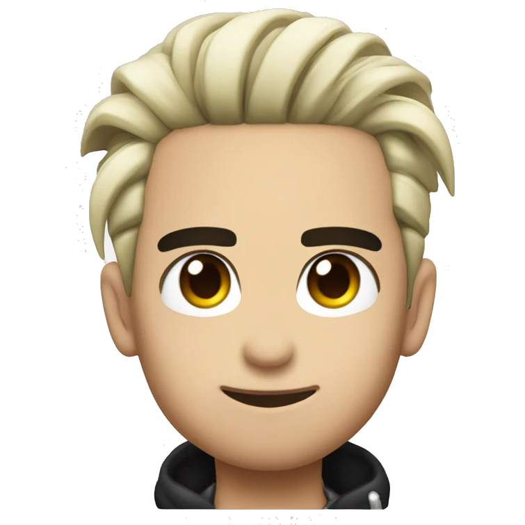 Bill kaulitz winking with peace sign  emoji