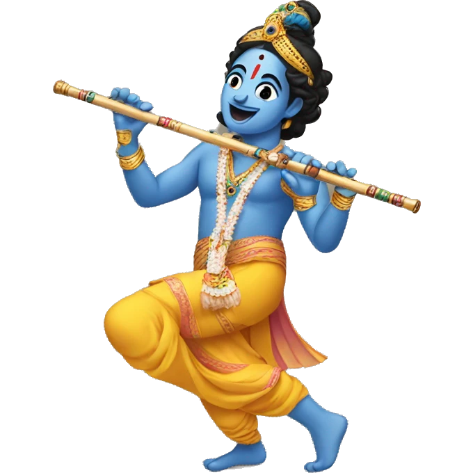  Krishna Flute catching emoji  emoji