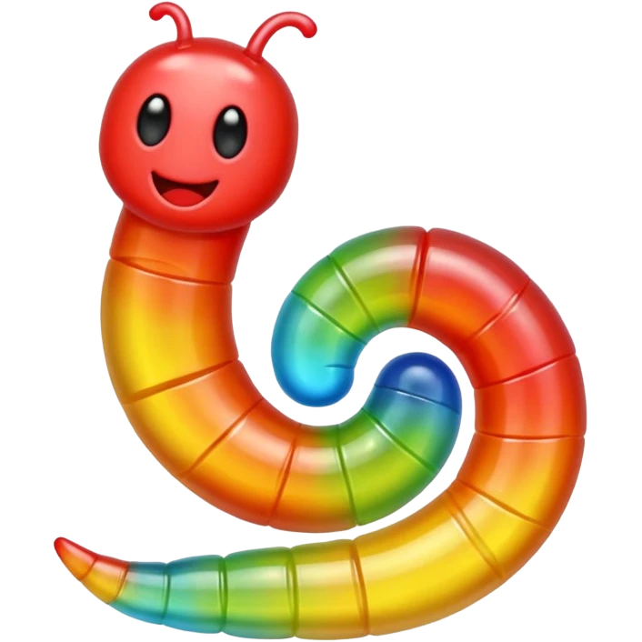 lombriz de gomita emoji