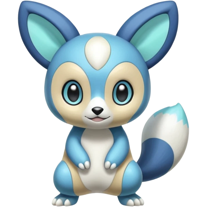 Shiny Soft Smooth Glossy Vibrant Pale Loght Neon Clear Colorful Exotic Meloetta-Oshawott-Meowstic-Minccino-Stitch-Fakémon-creature-hybrid emoji