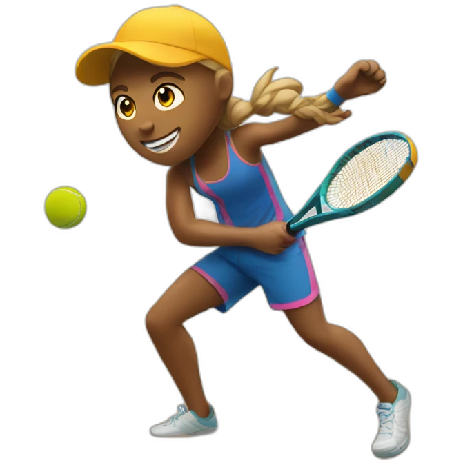 Beachtennis player emoji