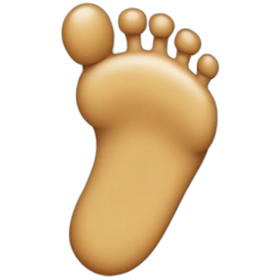 foot emoji