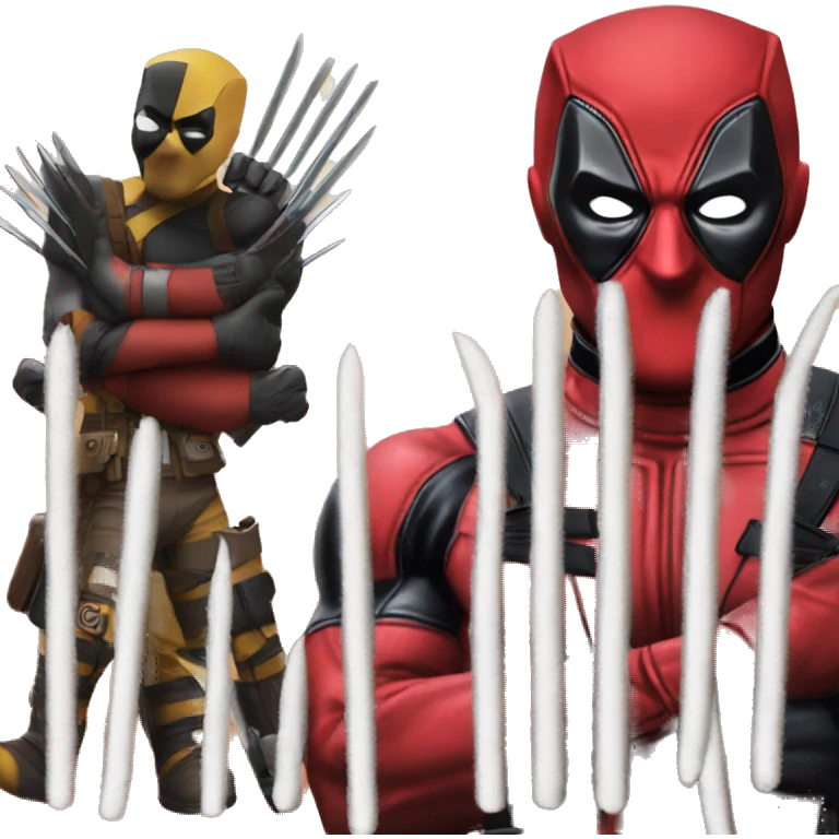 Deadpool wolverine emoji