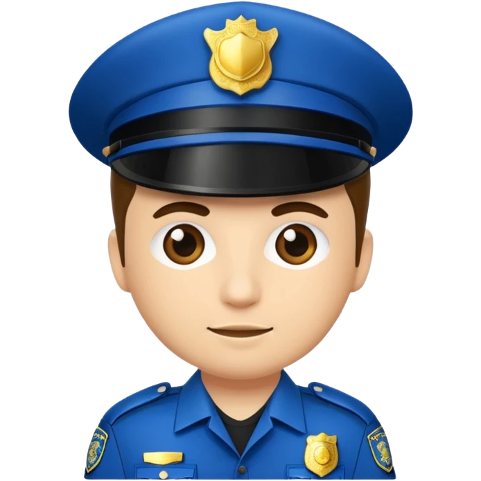fancy police officer emoji